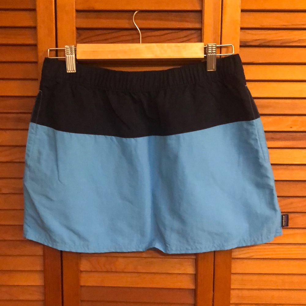 Patagonia “baggies” skirt, blue, size S